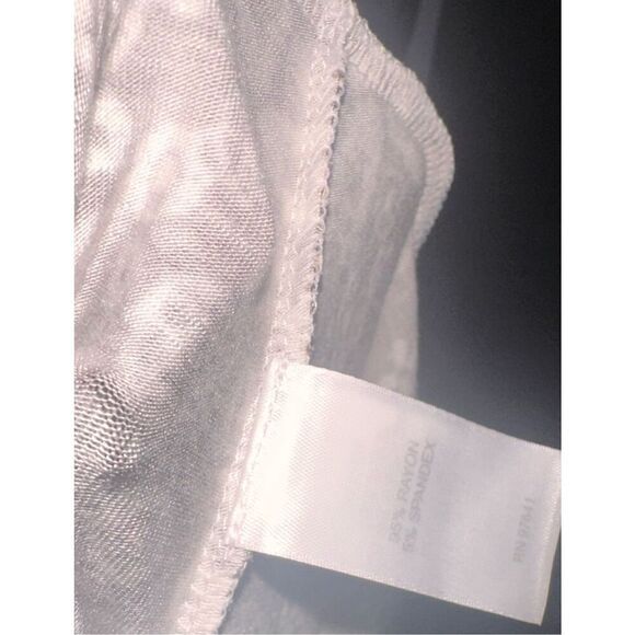 Beautiful J. Jill Maxi Dress- Chocolate Brown Printed Stretch Rayon Wide Strap W - Picture 8 of 10